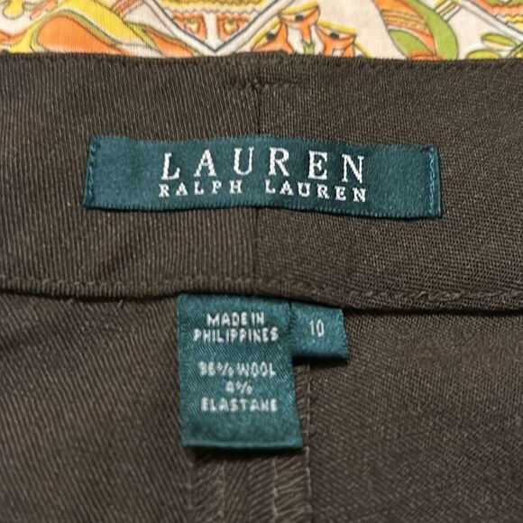 Lauren Ralph Lauren Women’s Brown Dress Pants. Size 10 - Picture 3 of 4